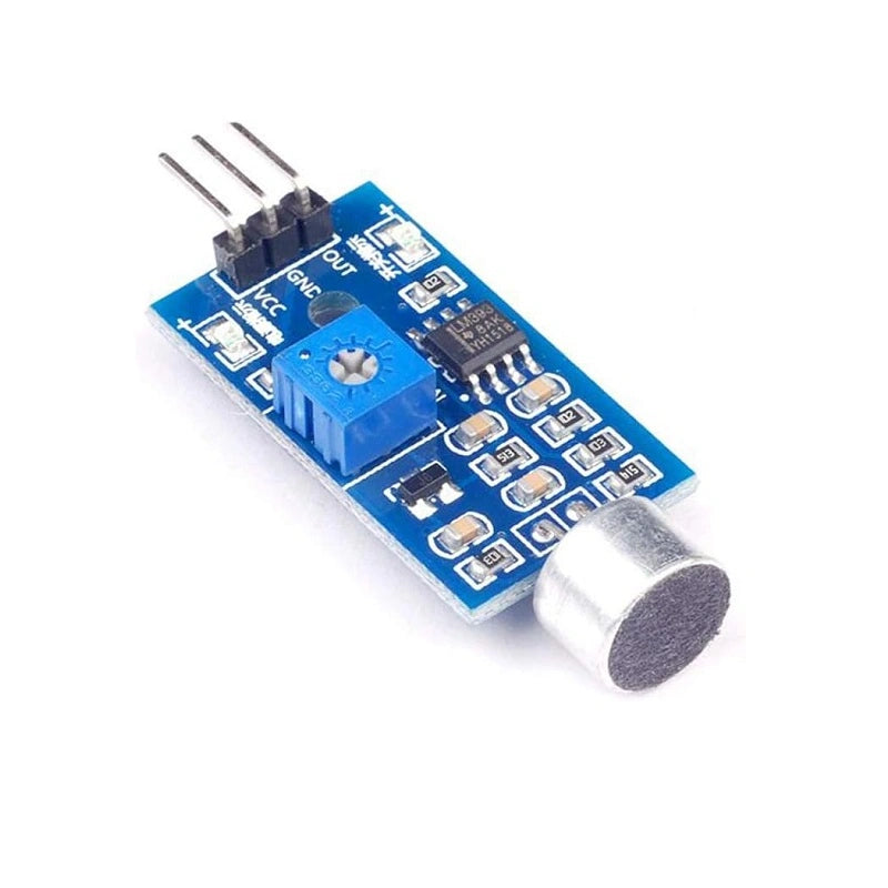 Sensitivity Adjustable Sound Sensor Microphone Module 3.3V-5V for DIY Robotics